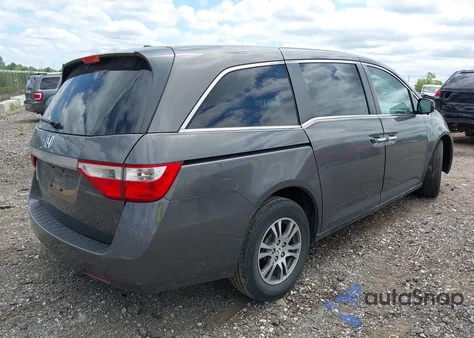 2012 Honda Odyssey Ex-L из США, поврежденный, VIN 5FNRL5H61CB086932